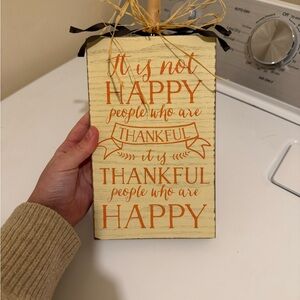 Decorative Sign with Inspirational Quote